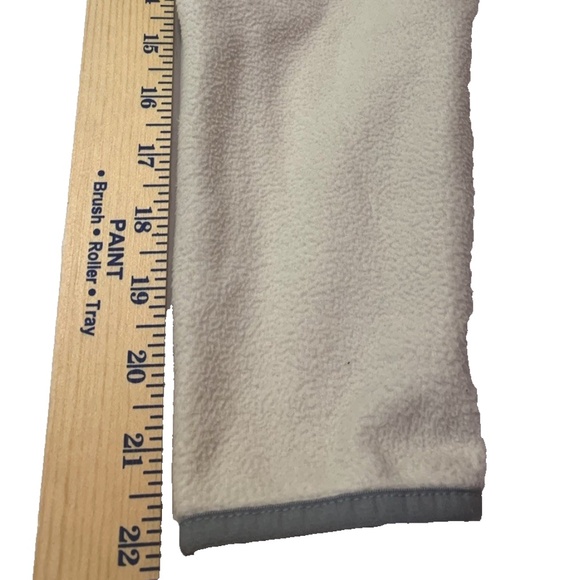 The North Face Pullover Girls Size L 14-16 Gray White Fleece Jacket - Picture 7 of 14